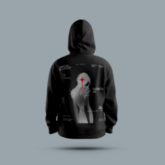 Unisex Kapüşonlu Baskılı Sweatshirt – S9D0