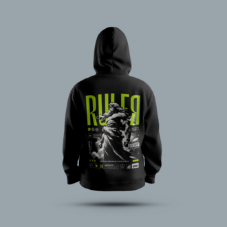 Unisex Kapüşonlu Baskılı Streetwear Hoodie – S0P9