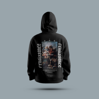 Unisex Kapüşonlu Baskılı Streetwear Sweatshirt – S7A2