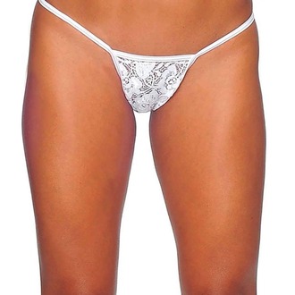 Beyaz Dantelli Tanga EXVY1165