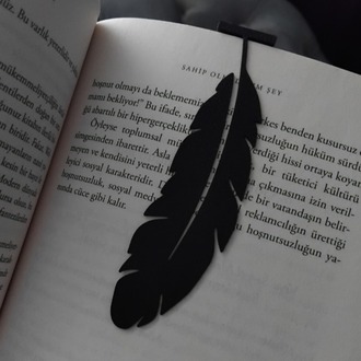 Kuş tüyü Kitap ayracı