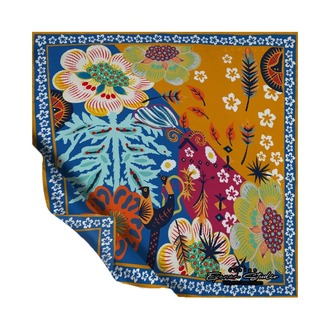 Etnik Motif ve Orman Karması Temalı Eşarp Desen Tasarımı