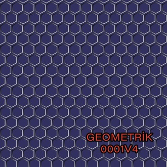 Geometrik Altıgen Desen 5 Varyantlı