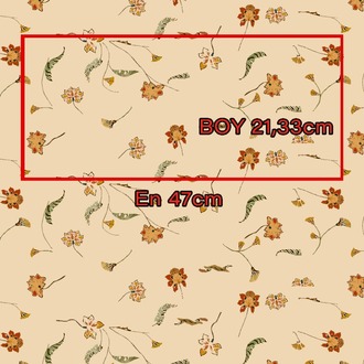 Romantik Çıtır Çiçek Deseni Metraj