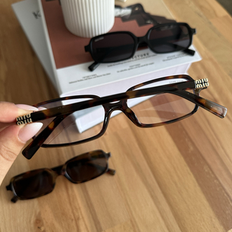 Miu Miu Rectangle Mavi Işık Korumalı Yeni Sezon Gözlük E01S12RA