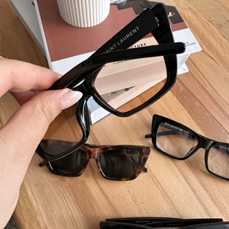 Saint Laurent Transparan Cam Yeni Sezon Gözlük E01S25RA