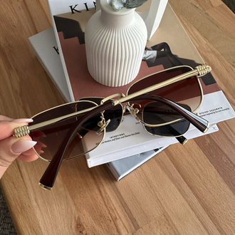 Miu Miu Kahverengi Gold Yeni Sezon Gözlük E01S14RA