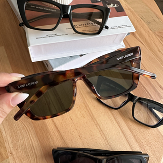 Saint Laurent Leopard Kemik Yeni Sezon Gözlük E01S24RA