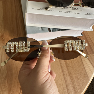 Miu Miu Kahverengi Yeni Sezon Gözlük M01S24TF