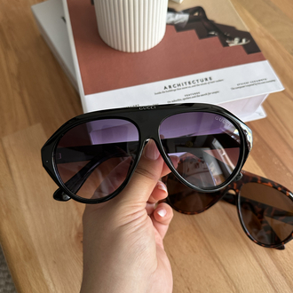 Gucci Big Size Siyah Kemik Yeni Sezon Gözlük E01S20RA