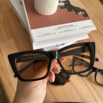 Saint Laurent Transparan Cam Yeni Sezon Gözlük E01S25RA