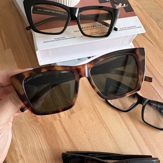 Saint Laurent Leopard Kemik Yeni Sezon Gözlük E01S24RA