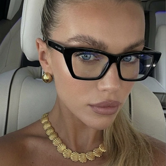 Saint Laurent Transparan Mavi Ekran Koruyucu Yeni Sezon Gözlük E01S22RA