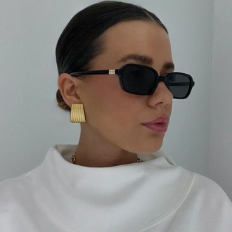 Miu Miu Rectangle Black Yeni Sezon Gözlük E01S11RA