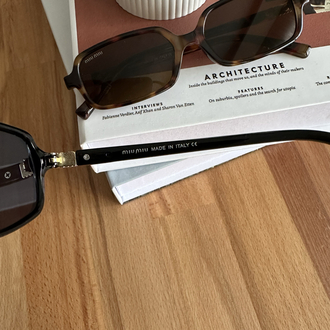 Miu Miu Rectangle Black Yeni Sezon Gözlük E01S11RA