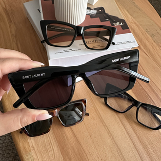 Saint Laurent Siyah Kemik Yeni Sezon Gözlük E01S23RA