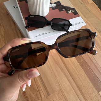 Miu Miu Rectangle Leopard Yeni Sezon Gözlük E01S10RA