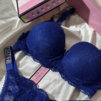 Victoria’s secret dolgulu dantelli taş detaylı sütyen takımı 