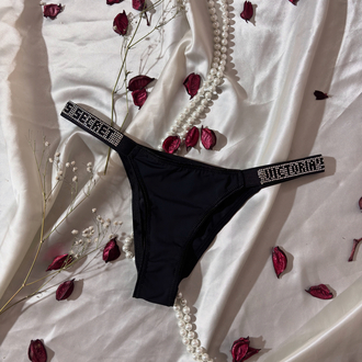 Victoria’s secret taş detaylı siyah tanga
