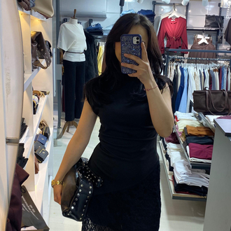 Vatkalı asimetrik kesim bluz