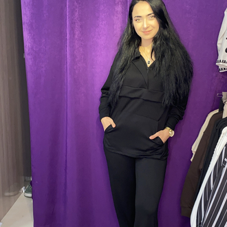 Modal kumaş kapüşonlu takım