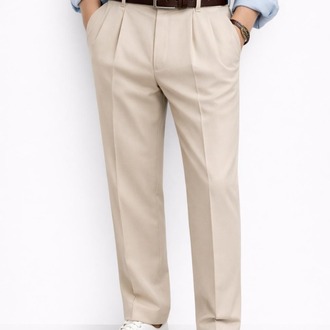 Erkek Bej Baggy Pantolon