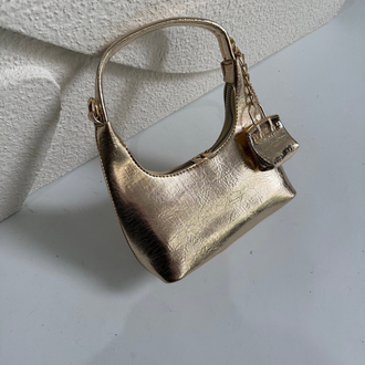 İsabella Model El Ve Kadın Omuz Çantası Gold