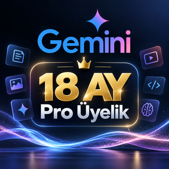 Gemini 18 ay Pro Üyelik