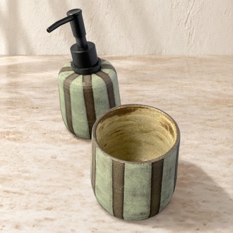 2'li Stoneware Banyo Seti