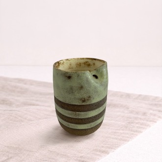 Pipetli Stoneware Bardak