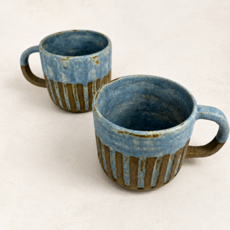 Stoneware Kupa - 2'li Set