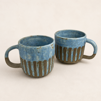 Stoneware Kupa - 2'li Set