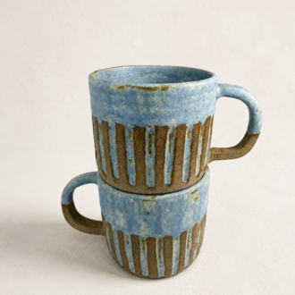 Stoneware Kupa - 2'li Set