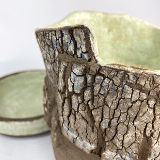 Stoneware Saksı & Tabak Seti (Özel Seri)