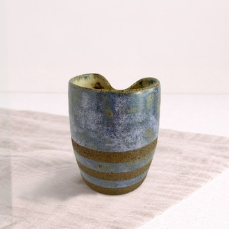 Pipetli Stoneware Bardak