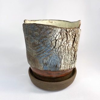 Stoneware Saksı & Tabak Seti (Özel Seri)