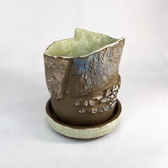 Stoneware Saksı & Tabak Seti (Özel Seri)