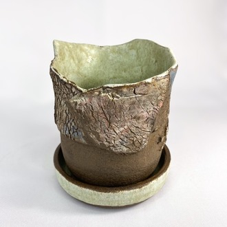 Stoneware Saksı & Tabak Seti (Özel Seri)