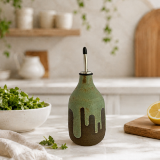 Stoneware Yağ Şişesi
