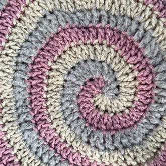 blush spiral balaclava