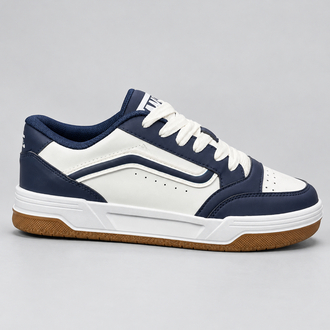 Vans Kalın Taban-Beyaz,Mavi