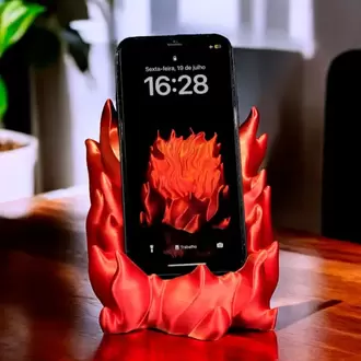 Alev Telefon Tutucu