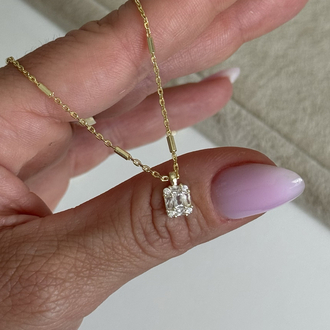 Altın Kaplama Mini Baget Choker Kolye