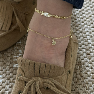 Xuping Mini Çiçek Sallatılı Halhal