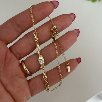 Xuping Balıklı Halhal/Bileklik