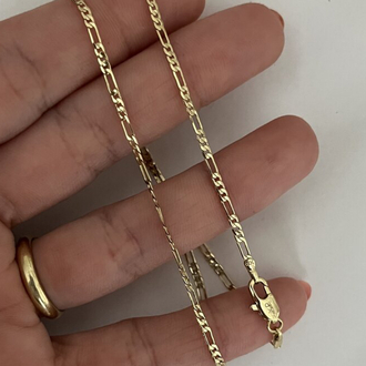 Xuping 50 cm ince Figaro Zincir Kolye