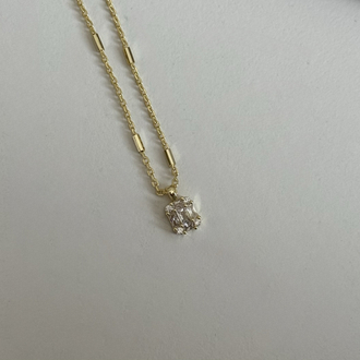 Altın Kaplama Mini Baget Choker Kolye