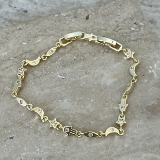 14k Manifest Bileklik