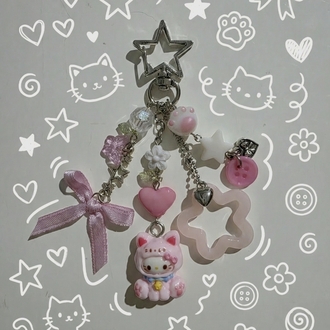 Pink Kitty Charm