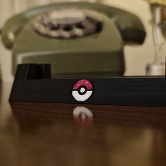 Renkli (Akrilik Boya) Pokeball - PSA Graded Kart Standı